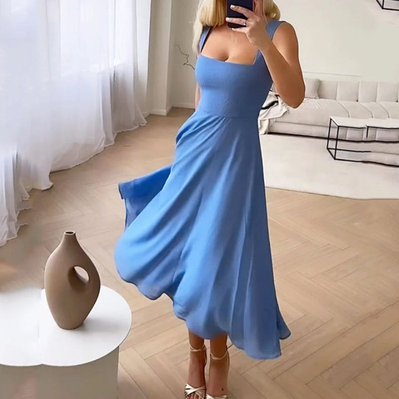 Classic Fit Crew Neck Dress