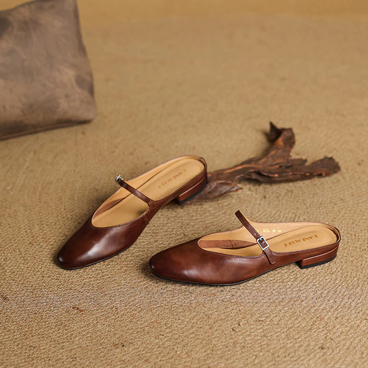Women’s Genuine Leather Summer Mules