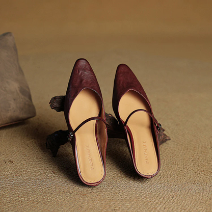Women’s Genuine Leather Pointed Toe Shoes