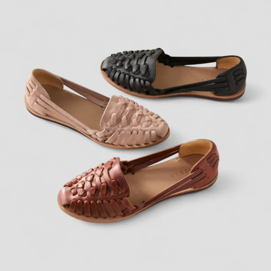 Women's Orthopedic Woven Leather Sandals for Everyday Comfort