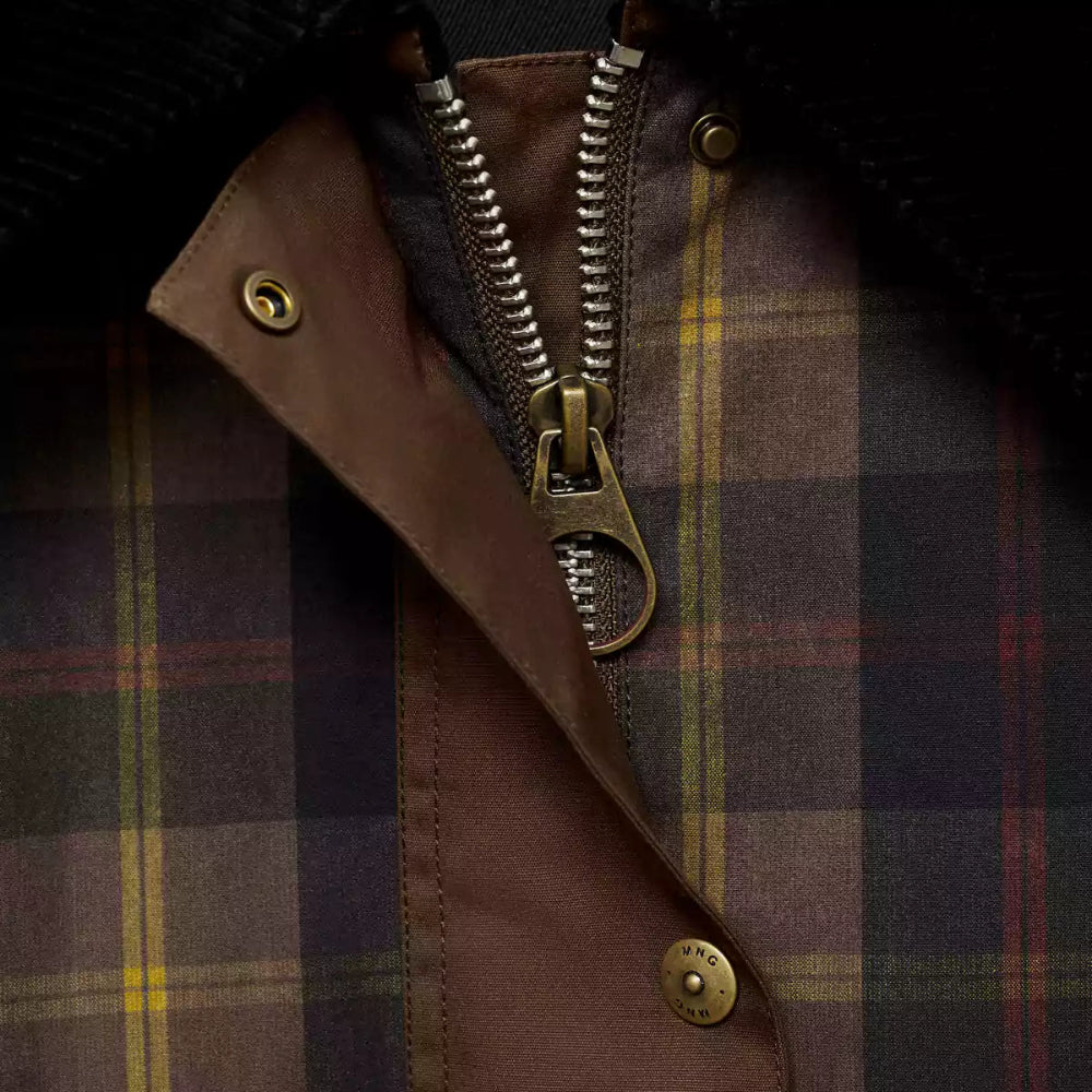 Neriah | Women's Oversized Plaid Jacket - Long Casual Coat
