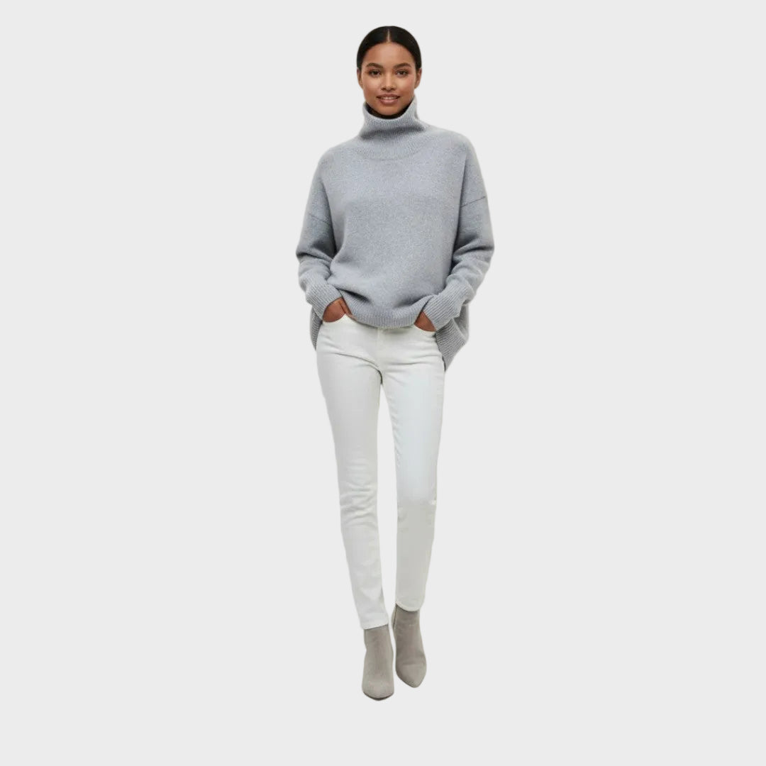 Cozy Women's Chunky Turtleneck Winter Sweater - BritishElegance