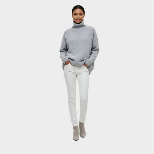 Cozy Women's Chunky Turtleneck Winter Sweater - BritishElegance
