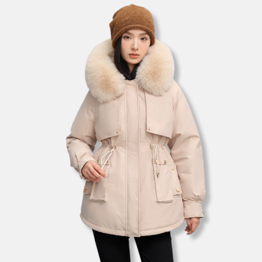 Women’s Short Fur-Trimmed Parka