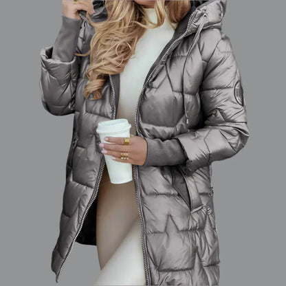 Warm Women's Down Parka Hood Jacket