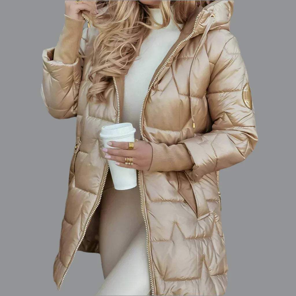 Warm Women's Down Parka Hood Jacket