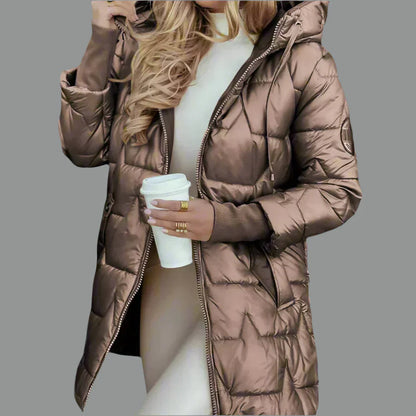 Warm Women's Down Parka Hood Jacket