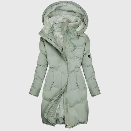Warm Padded Ladies Parka Jacket - BritishElegance