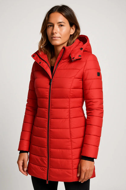 Women’s Quilted Mid-Length Puffer Coat