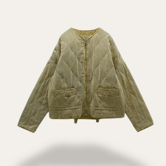 Amaris | Women's Quilted Puffer Jacket - Stylish Coat for Winter