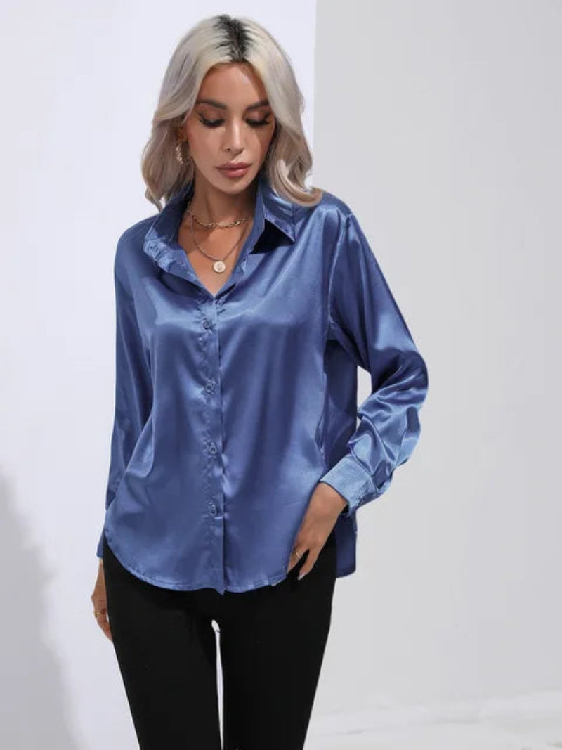 Classic Ladies Button Cuff Shirt