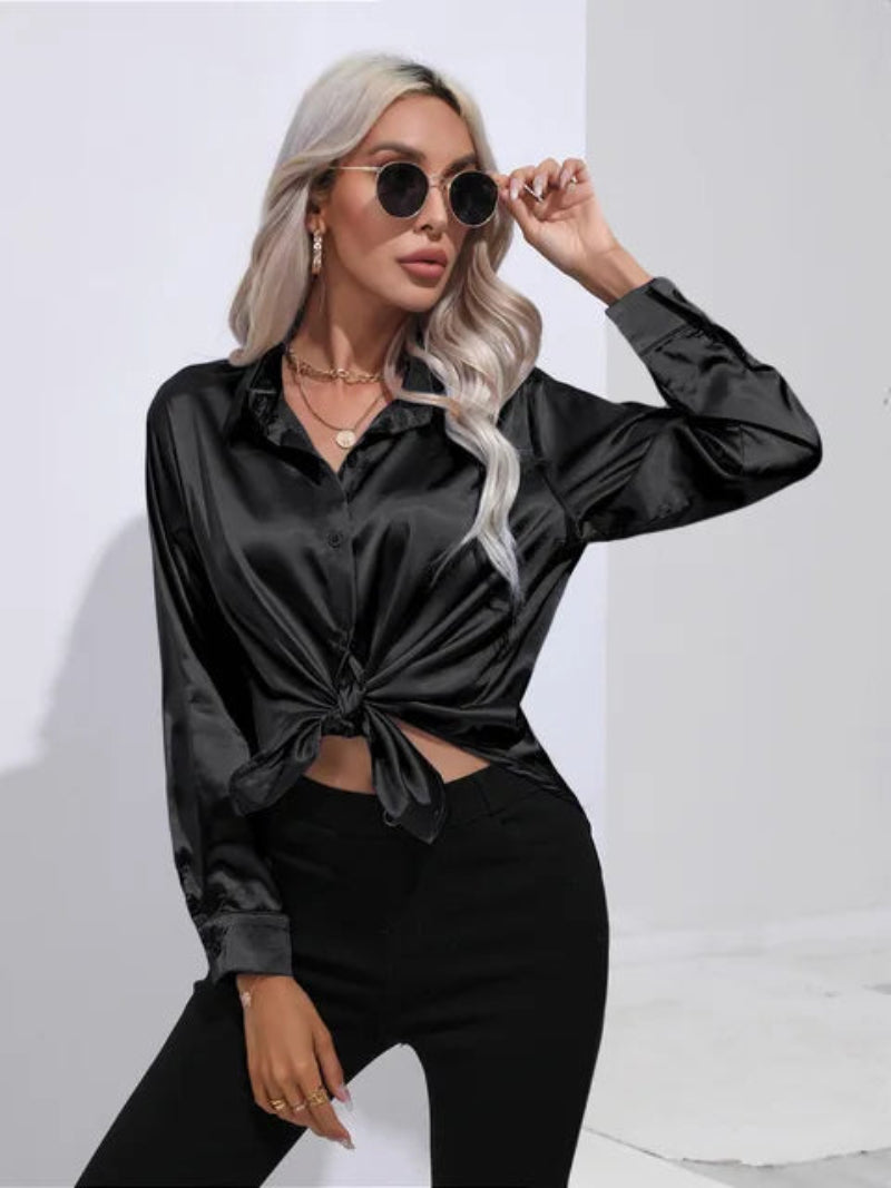 Classic Ladies Button Cuff Shirt