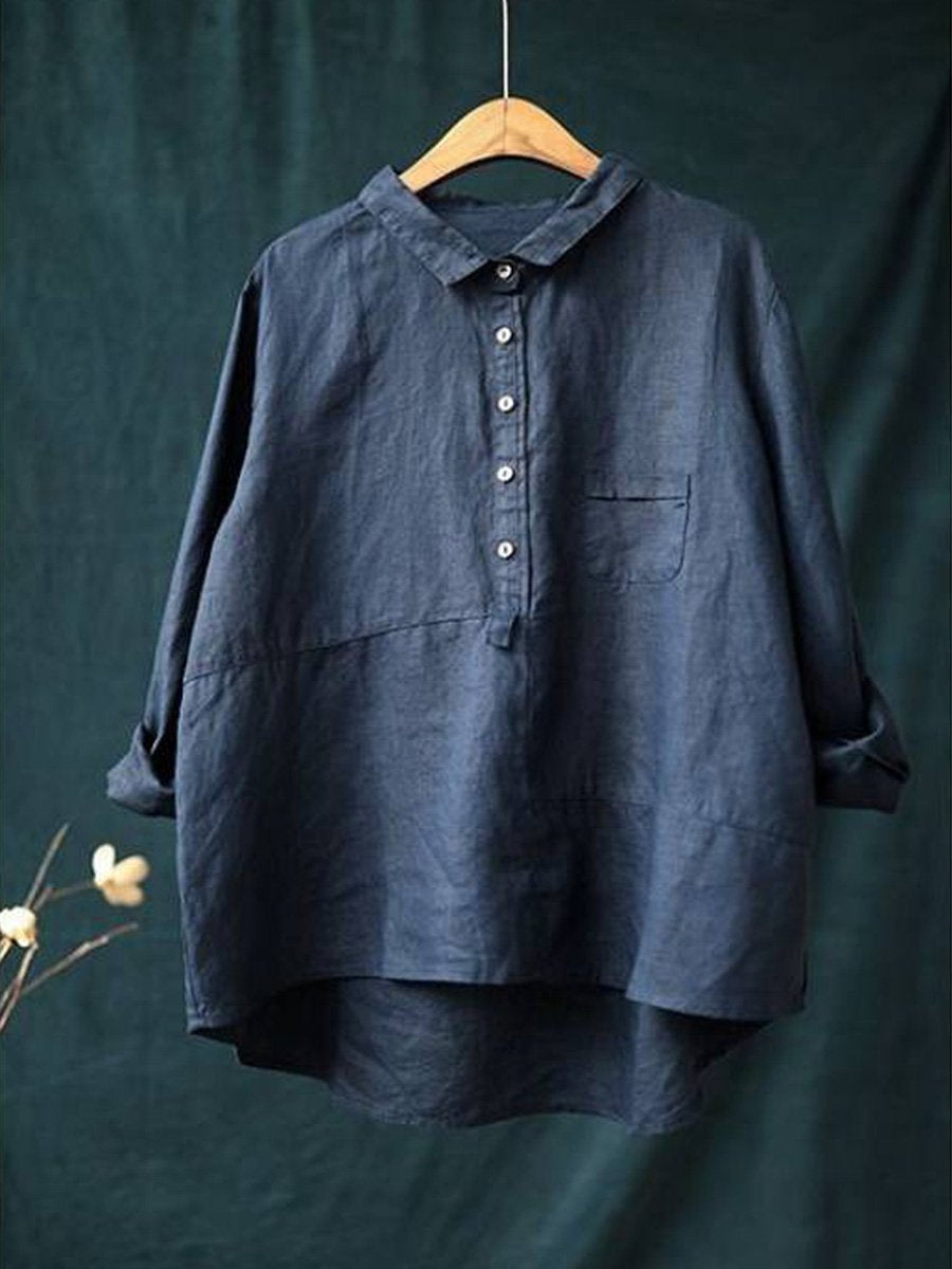 Classic Ladies Button Front Shirt