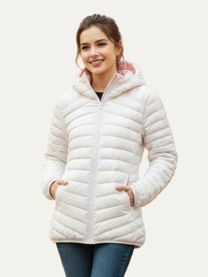 Women’s Lightweight Hooded Puffer Jacket