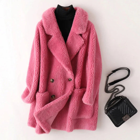 Women’s Teddy Double-Breasted Coat