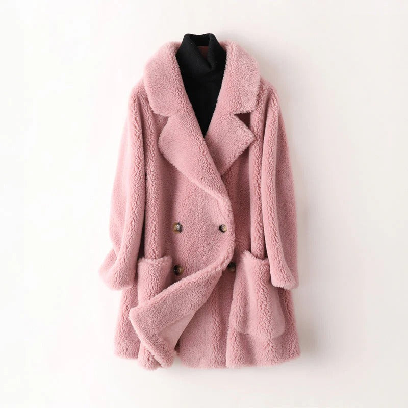 Women’s Teddy Double-Breasted Coat