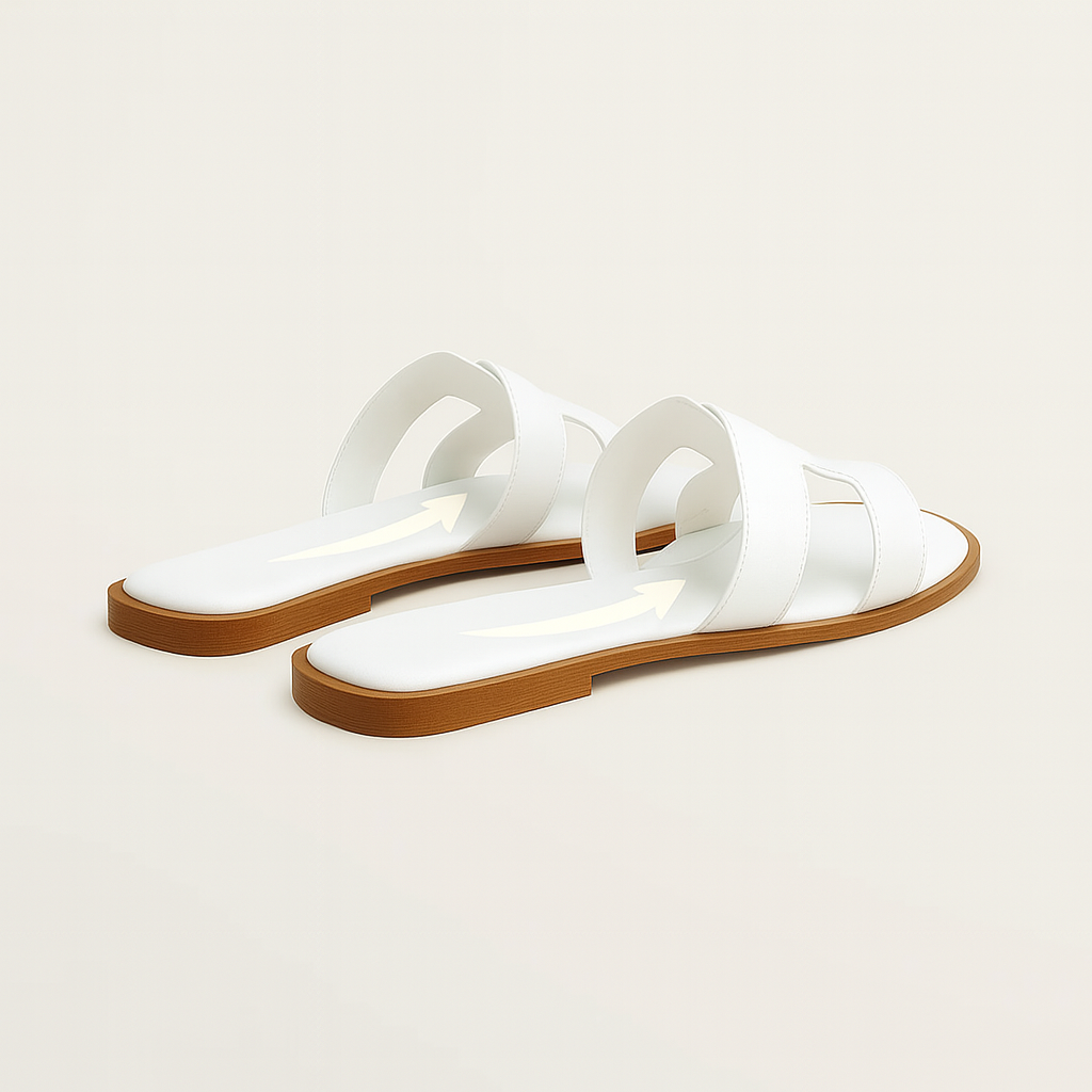 SunnyWalk | Women’s Slip-On Flat Sandals for Everyday Summer Wear