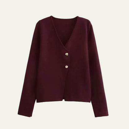 Women’s Elegant Wrap Knit Top