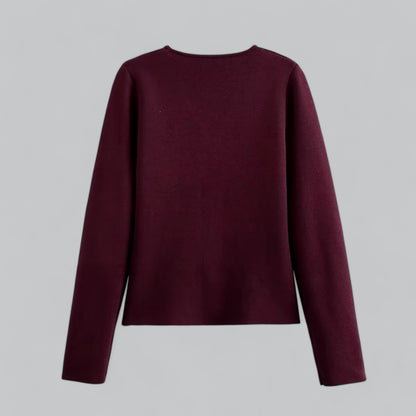 Women’s Elegant Wrap Knit Top