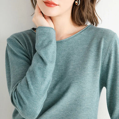 Women’s Relaxed Boat Neck Knit Top