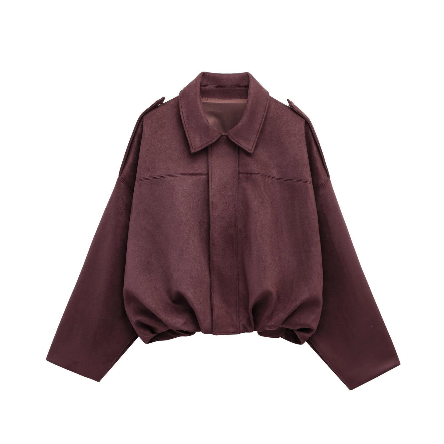 MotoCoat | Women's Vintage Suede Bomber Jacket – Casual Zipper Motorcycle Coat for Autumn