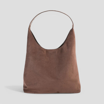 Women’s Suede handbag Minimalist Shopper bag Quiet Luxury