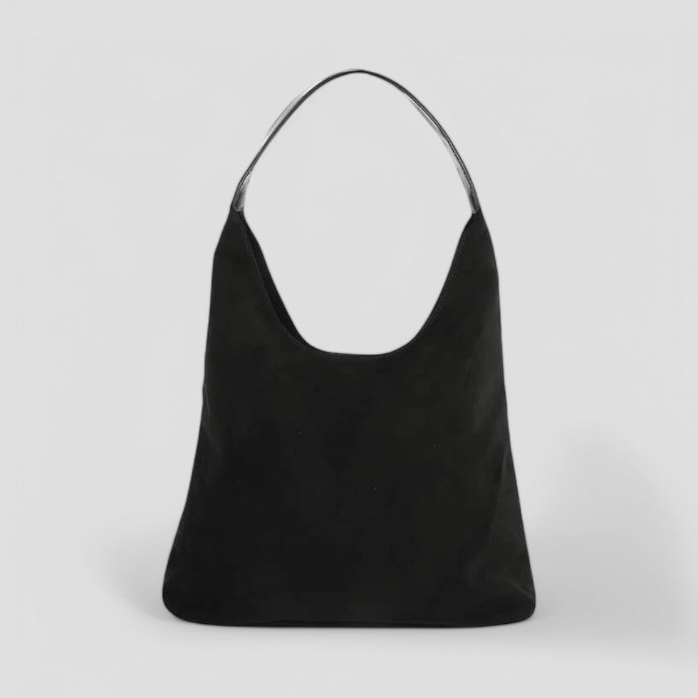 Women’s Suede handbag Minimalist Shopper bag Quiet Luxury