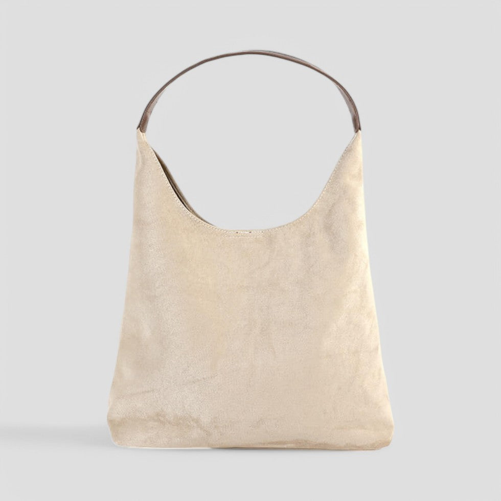Women’s Suede handbag Minimalist Shopper bag Quiet Luxury