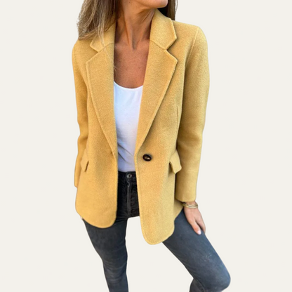 Women’s Relaxed Fit Single-Breasted Blazer