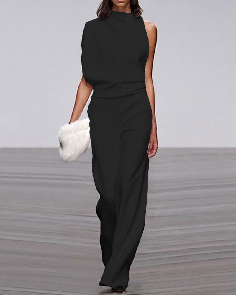 Flowy Summer Wide Leg Jumpsuit for Women