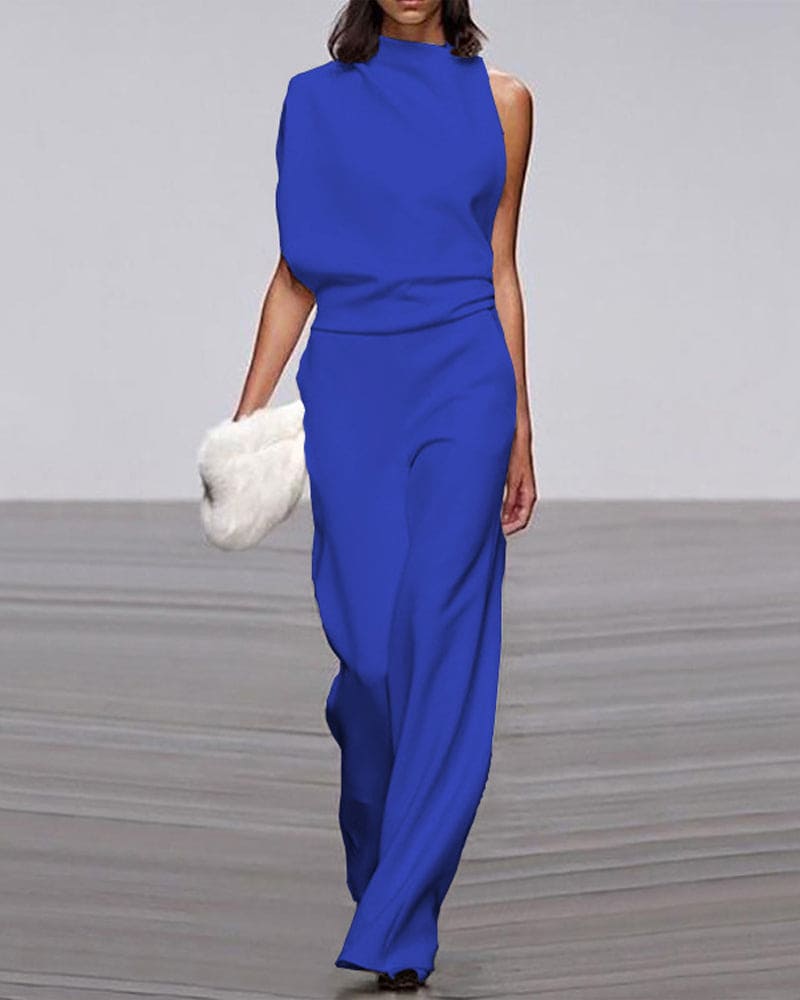 Flowy Summer Wide Leg Jumpsuit for Women