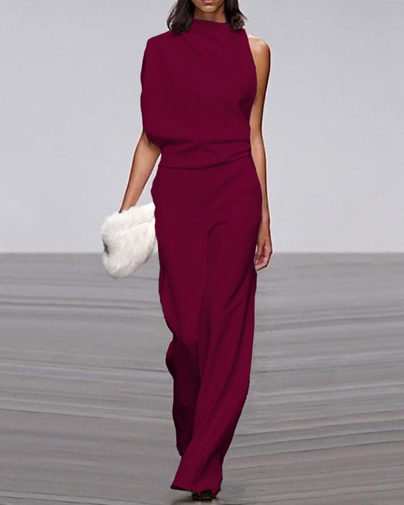 Flowy Summer Wide Leg Jumpsuit for Women