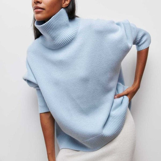 Women’s Oversized Chunky Funnel Neck Sweater