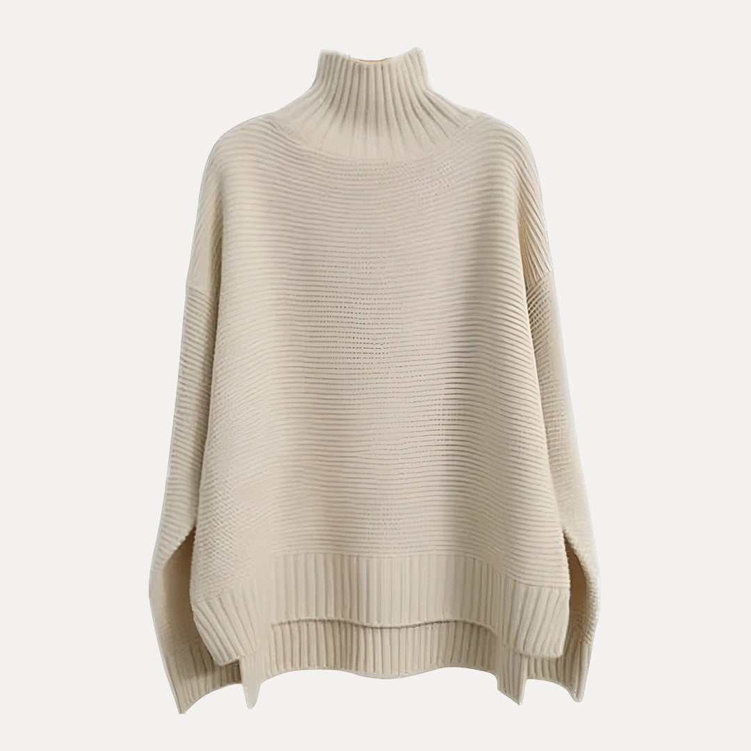 Women’s Ribbed Mock Turtleneck Sweater