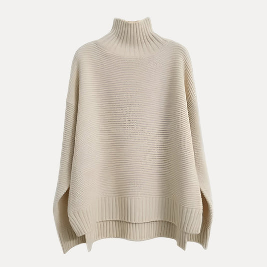 Women’s Ribbed Mock Turtleneck Sweater