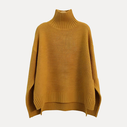 Women’s Ribbed Mock Turtleneck Sweater