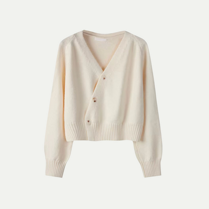 Women’s Asymmetrical Wrap Knit Cardigan