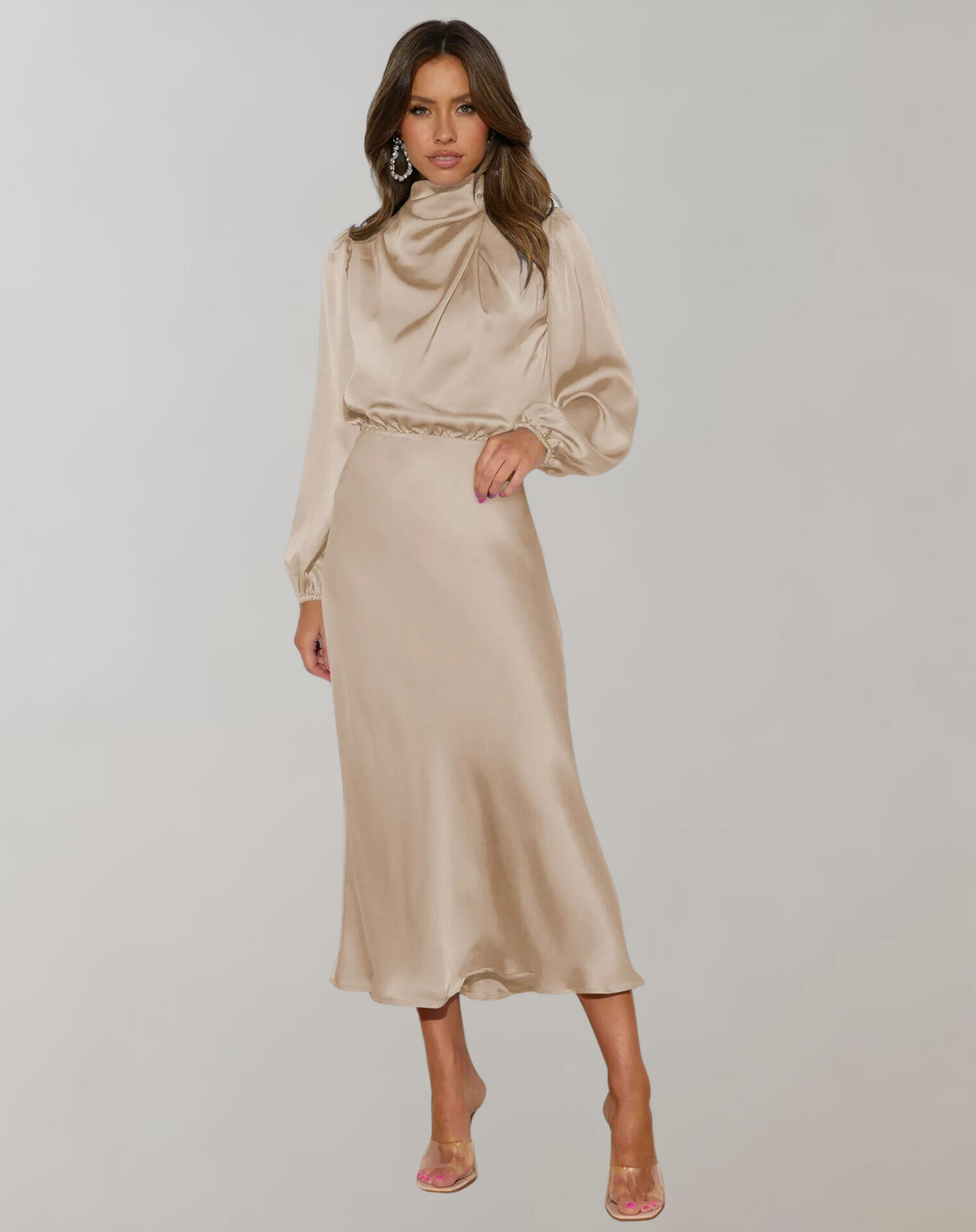 Ladies' Elegant Knee Length Dress