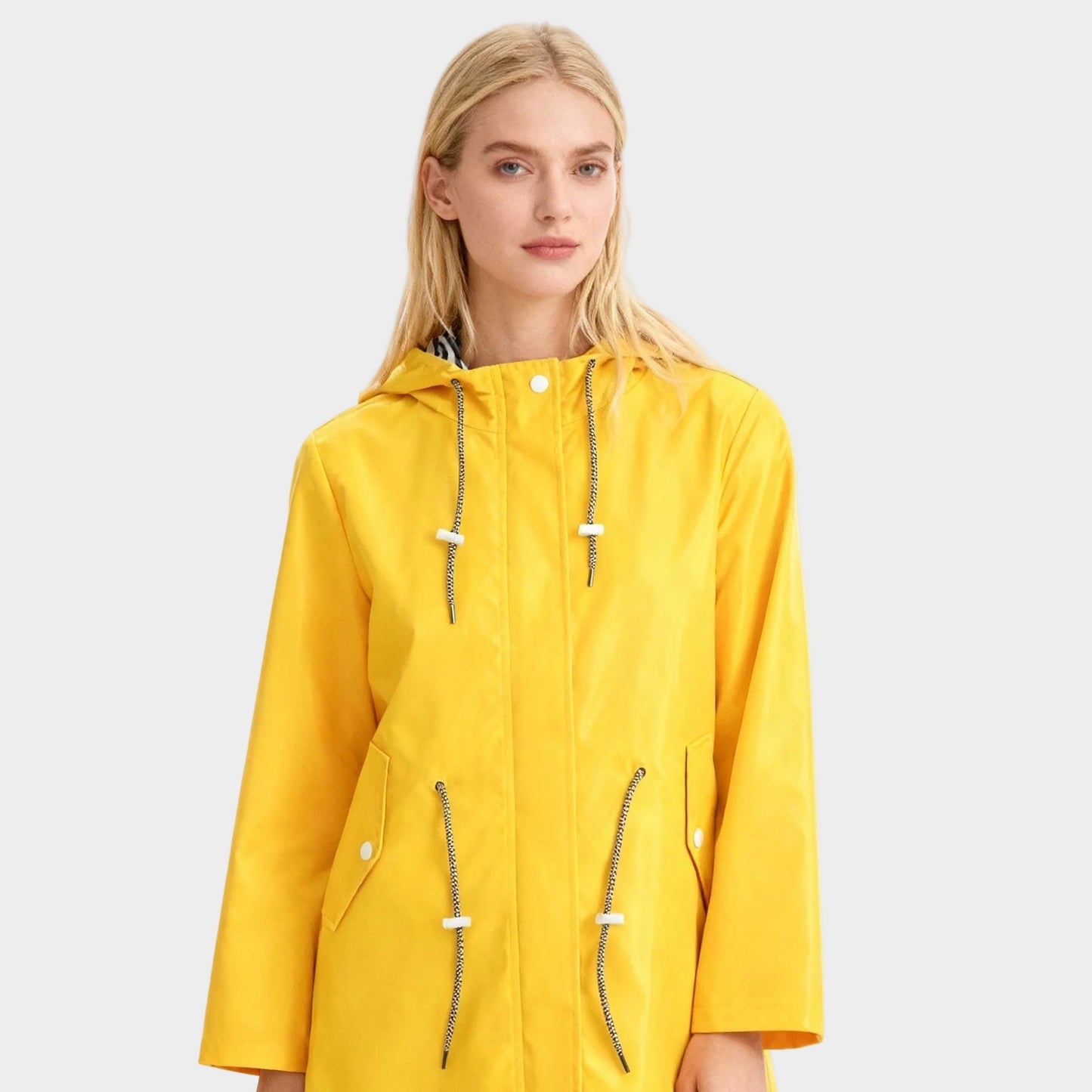 Waterproof Hooded Parka Coat for Women - BritishElegance