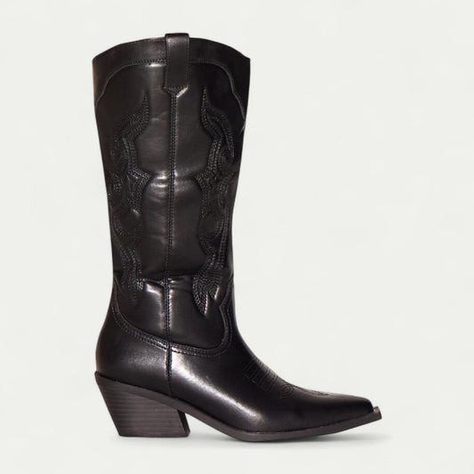 Women’s Polished Leather Western Boots