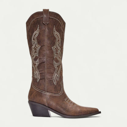 Women’s Polished Leather Western Boots