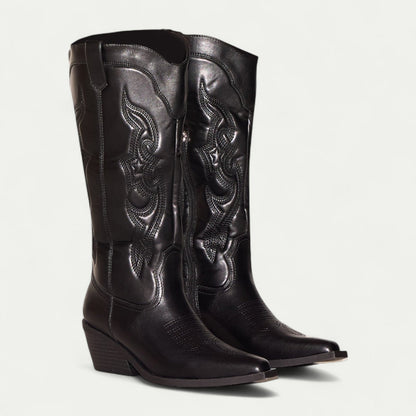 Women’s Polished Leather Western Boots