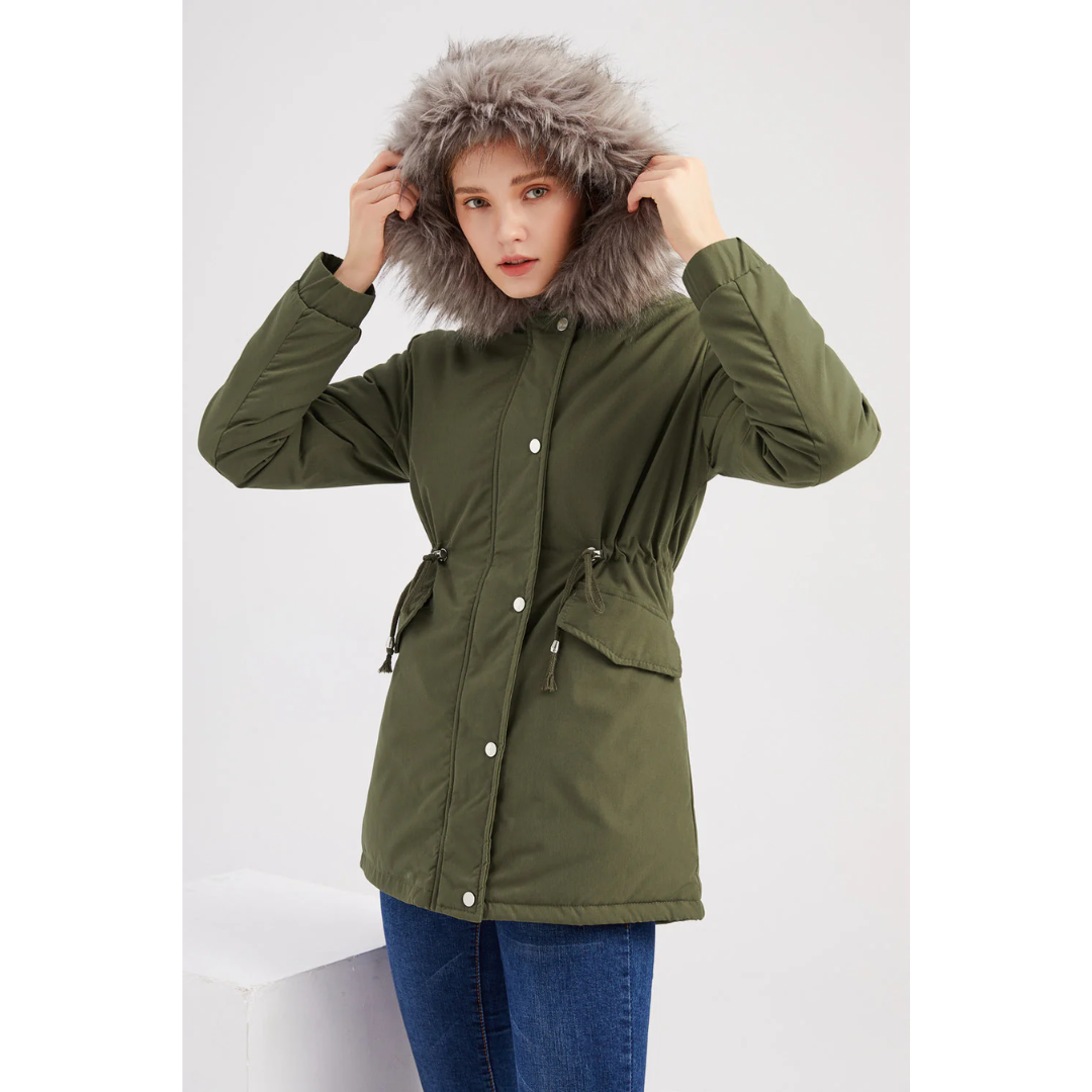 Alicia | Women's Button-Down Parka Winter Jacket