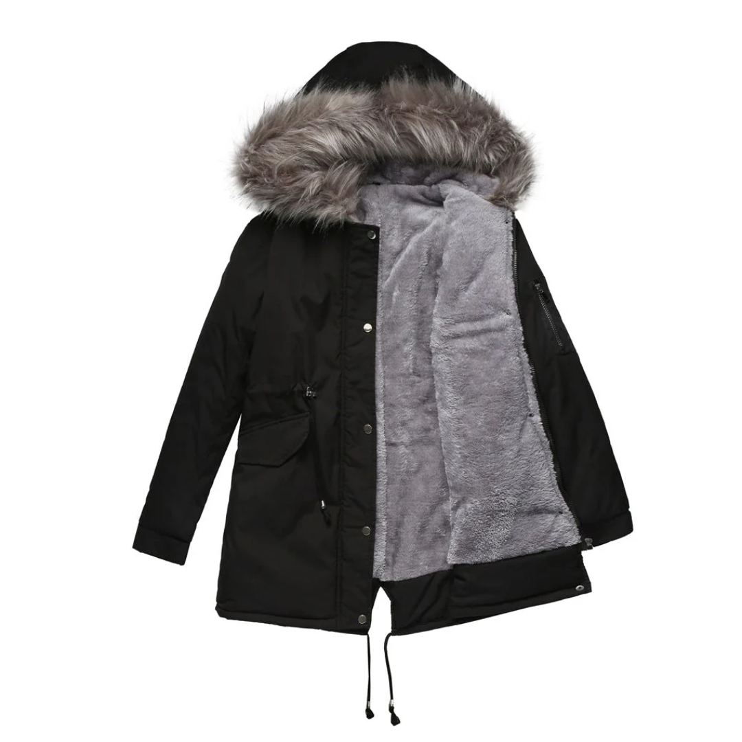Alicia | Women's Button-Down Parka Winter Jacket