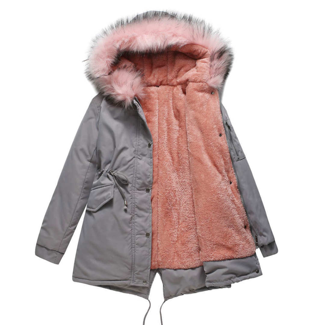 Alicia | Women's Button-Down Parka Winter Jacket