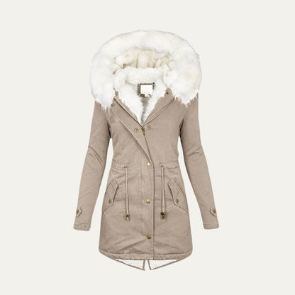 Women’s Faux Fur Trimmed Winter Parka