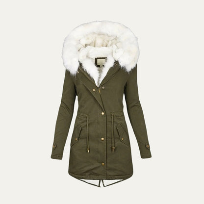 Women’s Faux Fur Trimmed Winter Parka