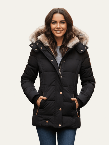 Women’s Cinched Waist Winter Parka