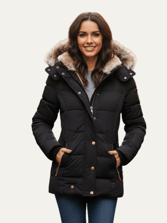 Women’s Cinched Waist Winter Parka