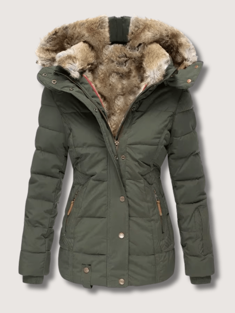 Women’s Cinched Waist Winter Parka